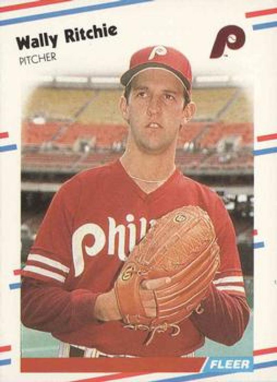 1988 Fleer #312 Wally Ritchie VG Philadelphia Phillies 