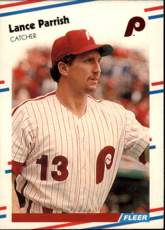1988 Fleer #310 Lance Parrish VG Philadelphia Phillies 