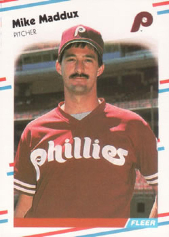 1988 Fleer #309 Mike Maddux VG Philadelphia Phillies 