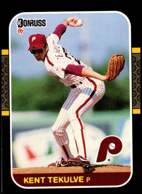 1987 Donruss #453 Kent Tekulve VG Philadelphia Phillies 