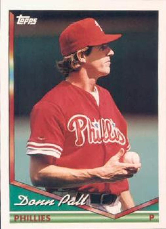 1994 Topps #328 Donn Pall VG Philadelphia Phillies 