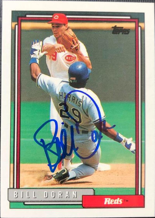 Bill Doran Autographed 1992 Topps #136