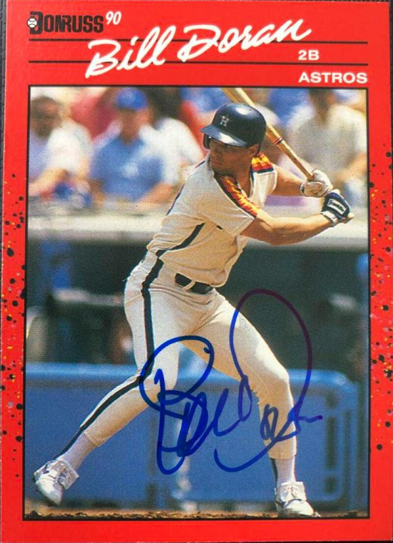 Bill Doran Autographed 1990 Donruss #236