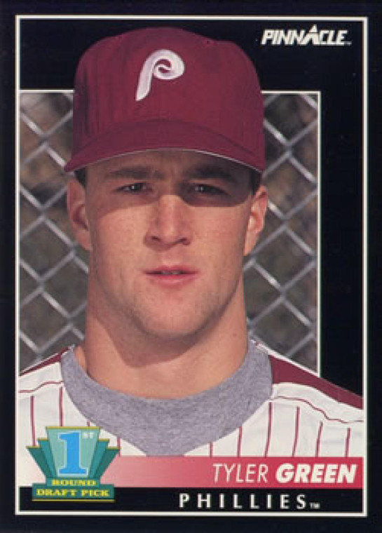 1992 Pinnacle #303 Tyler Green VG RC Rookie Philadelphia Phillies 