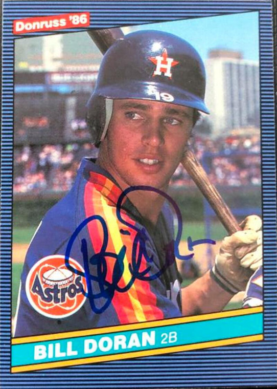 Bill Doran Autographed 1986 Donruss #110