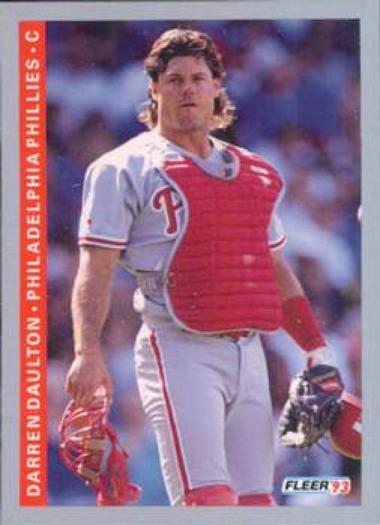 1993 Fleer #100 Darren Daulton VG Philadelphia Phillies 