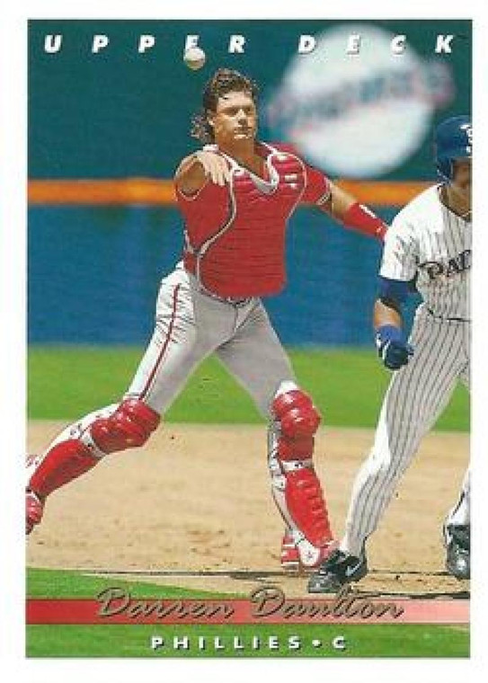 1993 Upper Deck #137 Darren Daulton VG Philadelphia Phillies 