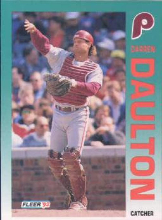 1992 Fleer #527 Darren Daulton VG Philadelphia Phillies 