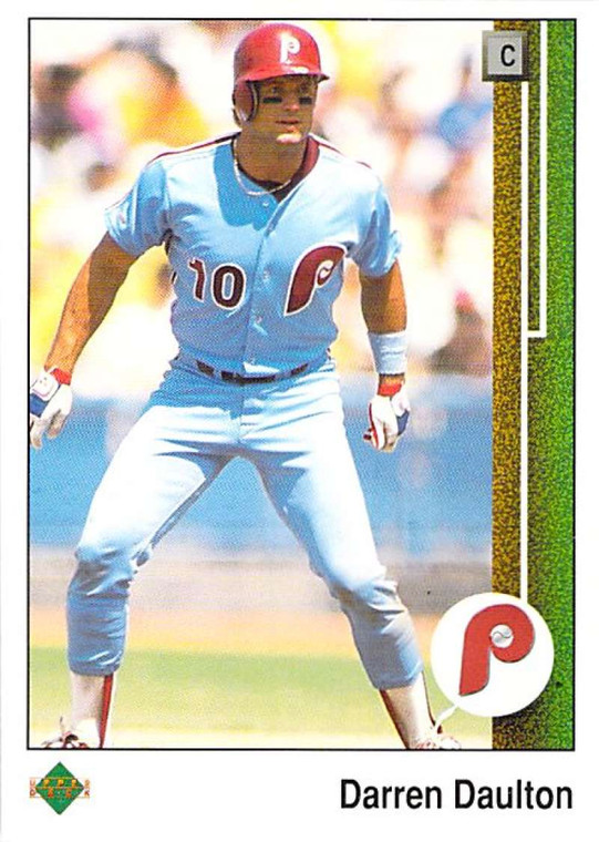 1989 Upper Deck #448 Darren Daulton VG Philadelphia Phillies 