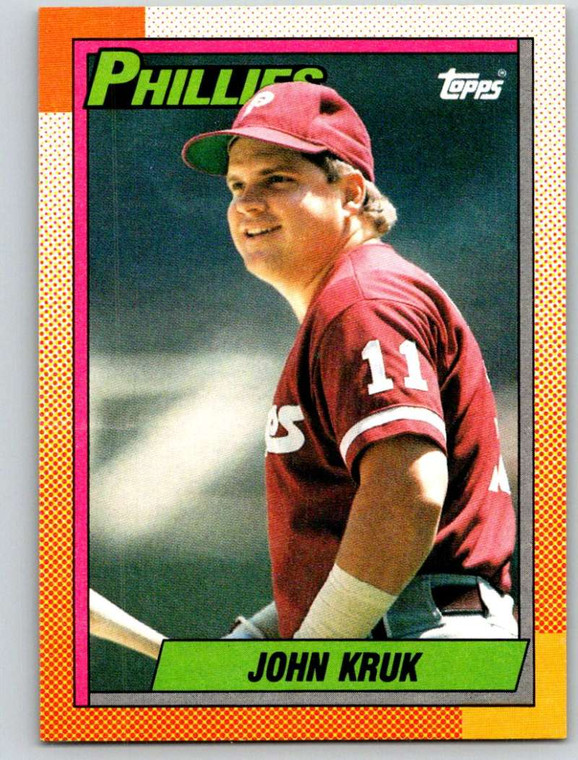 1990 Topps #469 John Kruk VG Philadelphia Phillies 