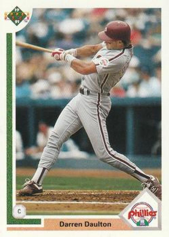 1991 Upper Deck #408 Darren Daulton VG Philadelphia Phillies 