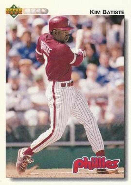 1992 Upper Deck #422 Kim Batiste VG Philadelphia Phillies 