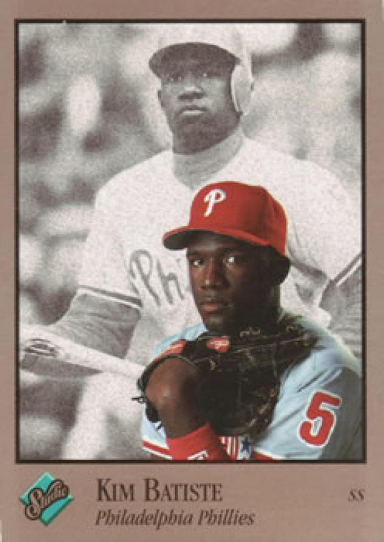 1992 Studio #71 Kim Batiste VG Philadelphia Phillies 