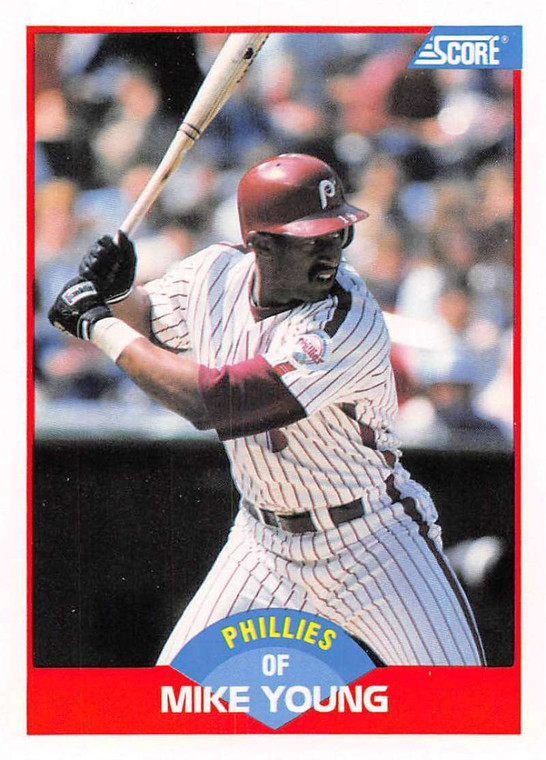 1989 Score #494 Mike Young VG Philadelphia Phillies 