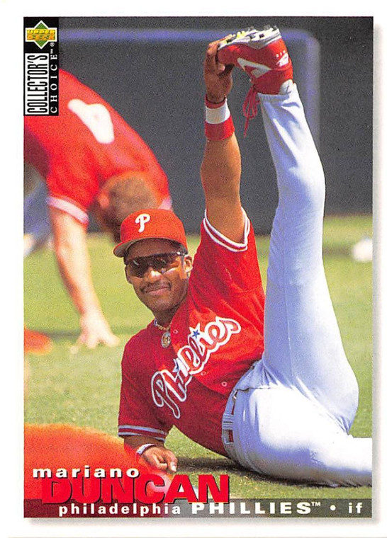 1995 Collector's Choice #361 Mariano Duncan VG Philadelphia Phillies 