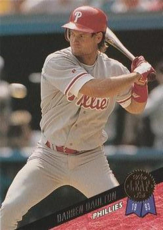 1993 Leaf #95 Darren Daulton VG Philadelphia Phillies 