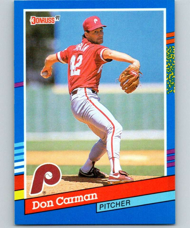 1991 Donruss #377 Don Carman VG Philadelphia Phillies 