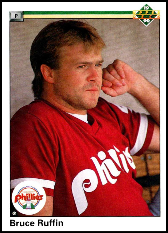 1990 Upper Deck #580 Bruce Ruffin VG Philadelphia Phillies 