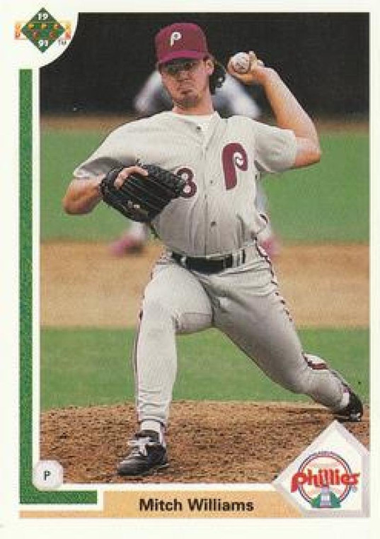 1991 Upper Deck #769 Mitch Williams VG Philadelphia Phillies 