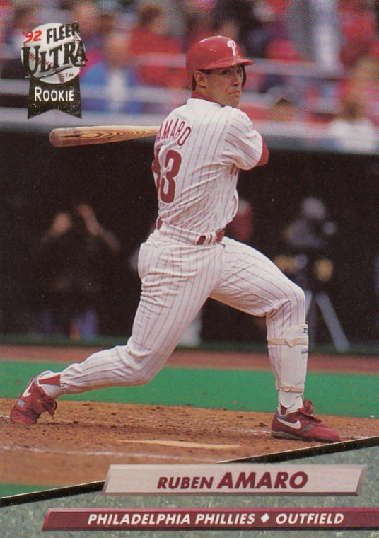 1992 Ultra #540 Ruben Amaro VG Philadelphia Phillies 