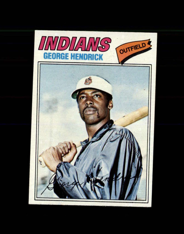 1977 Topps #330 George Hendrick VG Cleveland Indians 