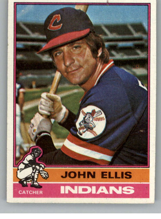 1976 Topps #383 John Ellis VG Cleveland Indians 