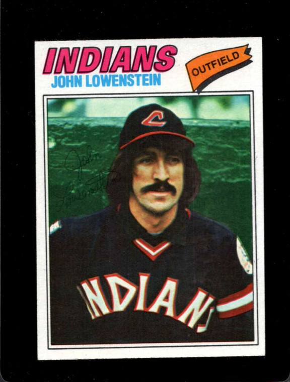 1977 Topps #393 John Lowenstein VG Cleveland Indians 