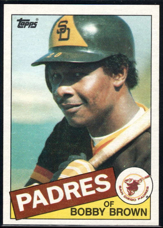 1985 Topps #583 Bobby Brown VG San Diego Padres 