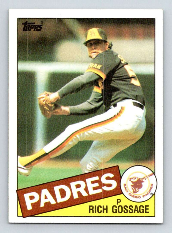 1985 Topps #90 Rich Gossage VG San Diego Padres 