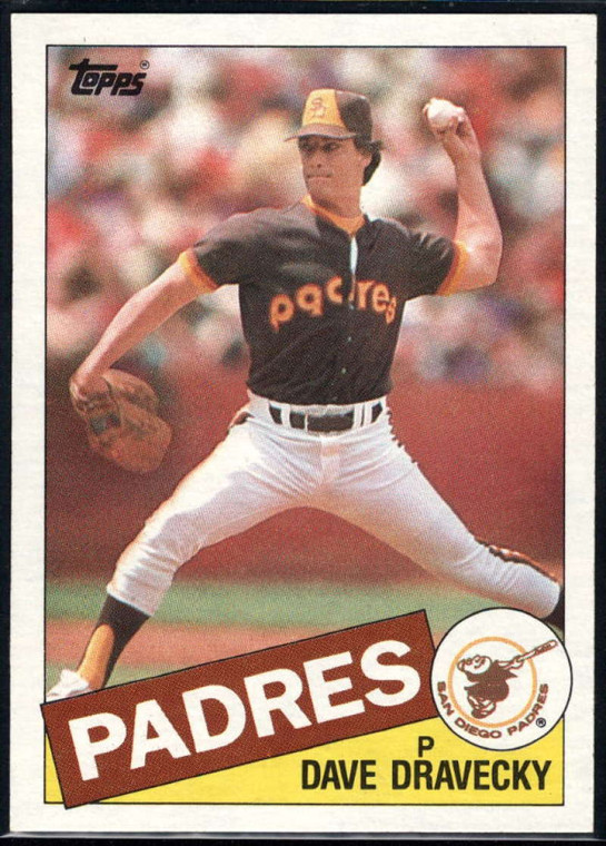 1985 Topps #530 Dave Dravecky VG San Diego Padres 