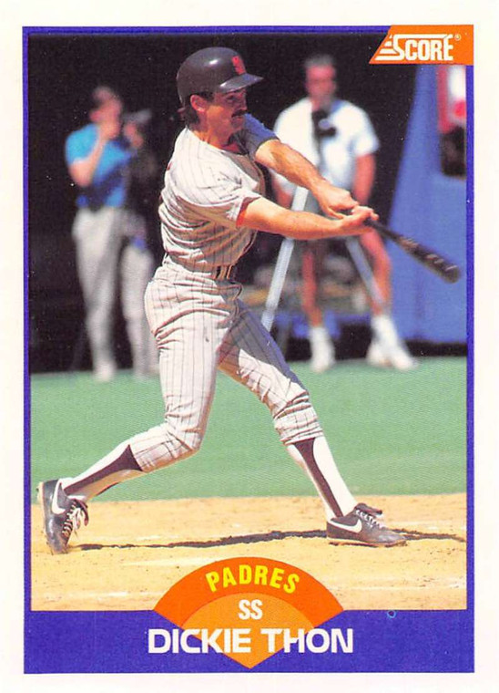 1989 Score #234 Dickie Thon VG San Diego Padres 