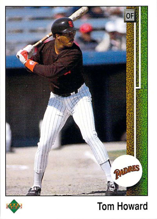 1989 Upper Deck #726 Thomas Howard VG RC Rookie San Diego Padres 
