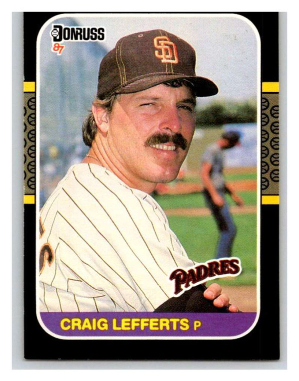 1987 Donruss #387 Craig Lefferts VG San Diego Padres 