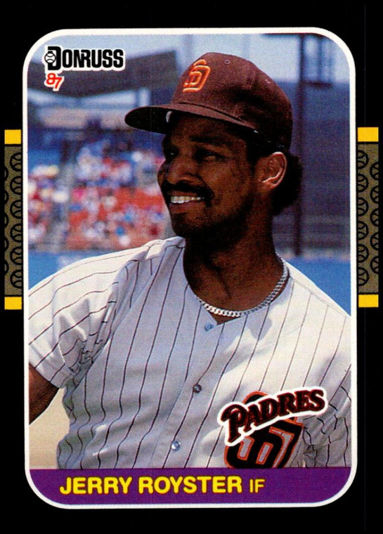 1987 Donruss #534 Jerry Royster VG San Diego Padres 
