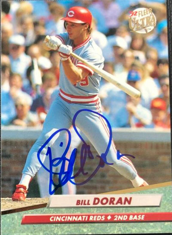 Bill Doran Autographed 1992 Fleer Ultra #188