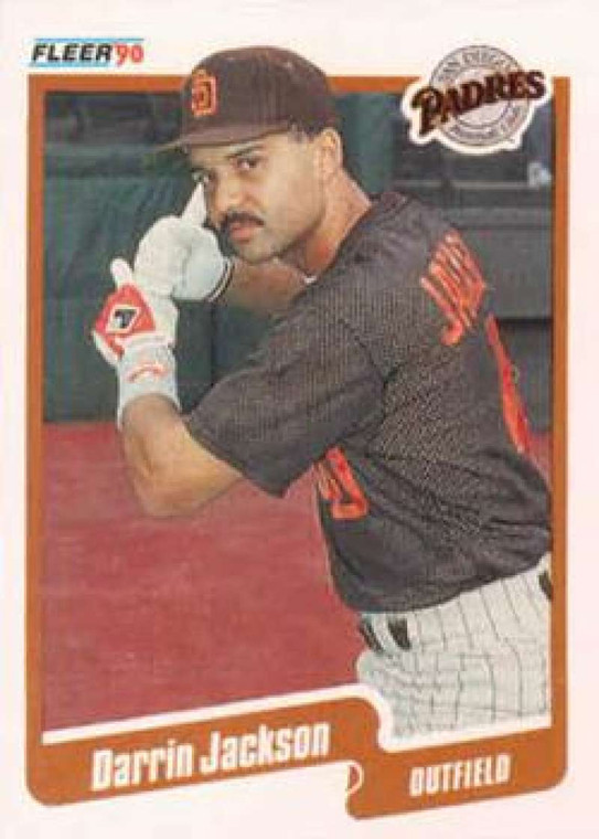 1990 Fleer #160 Darrin Jackson VG San Diego Padres 