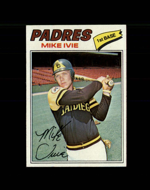 1977 Topps #325 Mike Ivie VG San Diego Padres 