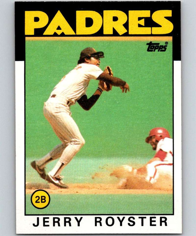 1986 Topps #118 Jerry Royster VG San Diego Padres 