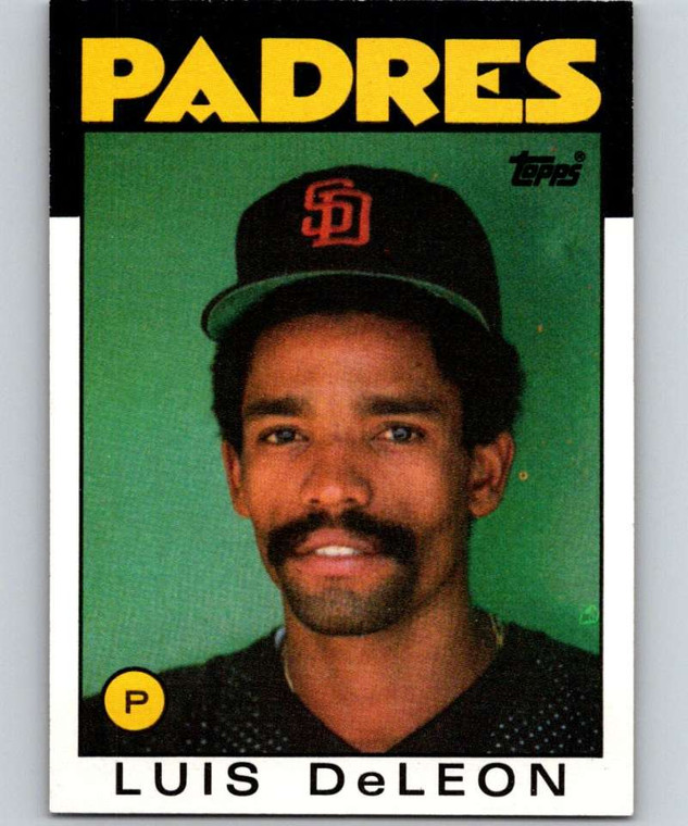 1986 Topps #286 Luis DeLeon VG San Diego Padres 