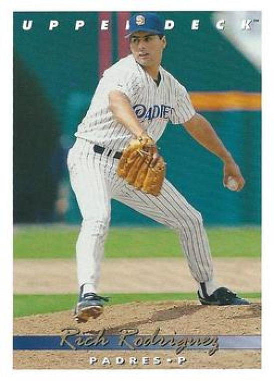 1993 Upper Deck #330 Rich Rodriguez VG San Diego Padres 