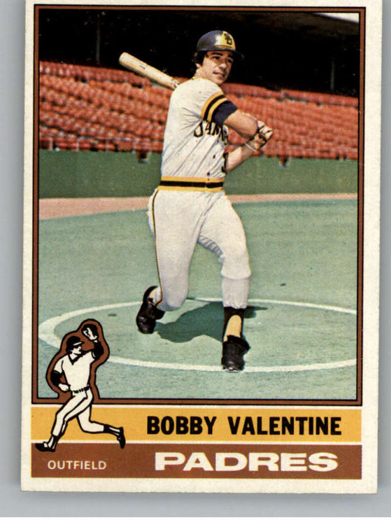 1976 Topps #366 Bobby Valentine VG San Diego Padres 