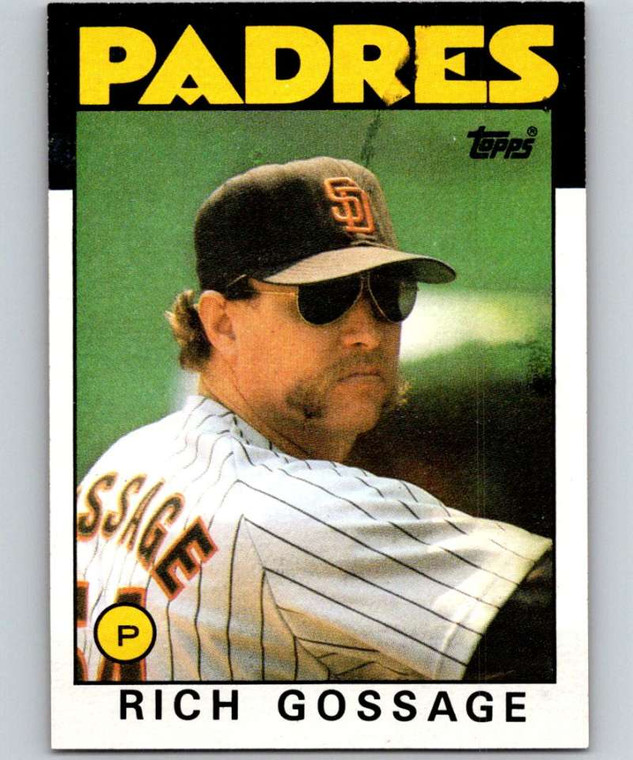 1986 Topps #530 Rich Gossage VG San Diego Padres 