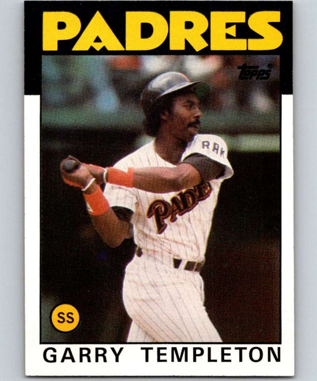 1986 Topps #90 Garry Templeton VG San Diego Padres 