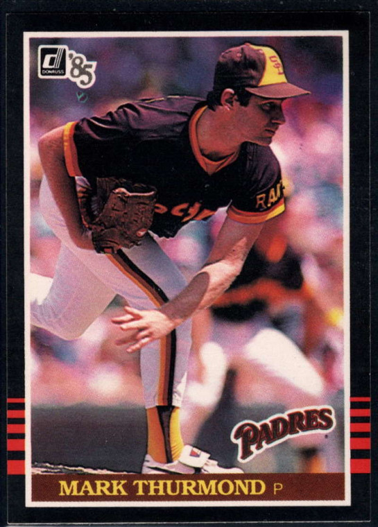 1985 Donruss #284 Mark Thurmond VG San Diego Padres 