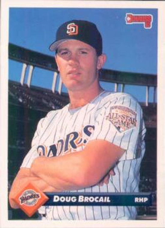 1993 Donruss #418 Doug Brocail VG San Diego Padres 