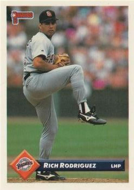 1993 Donruss #338 Rich Rodriguez VG San Diego Padres 
