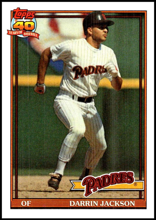 1991 Topps #373 Darrin Jackson VG San Diego Padres 