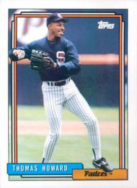 1992 Topps #539 Thomas Howard VG San Diego Padres 