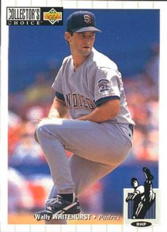1994 Collector's Choice #381 Wally Whitehurst VG San Diego Padres 