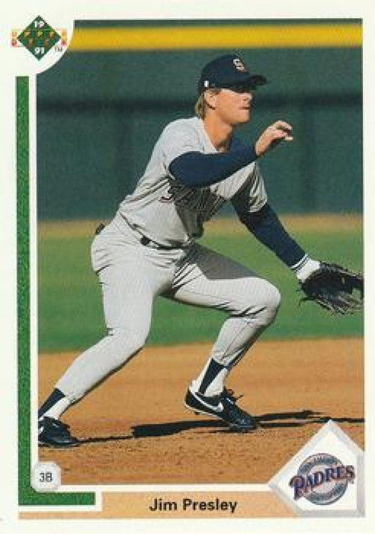 1991 Upper Deck #791 Jim Presley VG San Diego Padres 